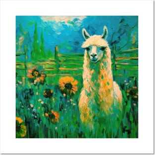 ALPACA PAINTING Posters and Art